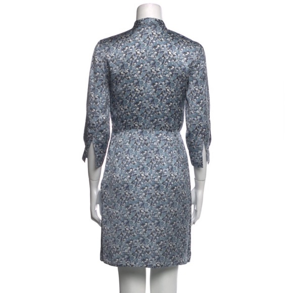 Stella McCartney Blue Print Silk Dress 38/XS-S - Picture 2 of 5